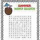 Free Summer Word Search Printable