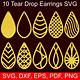 Free Svg Earring Templates