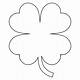 Free Template Of A Shamrock