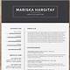 Free Template Resume Indesign