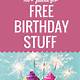 Free Things For Kids Birthday