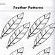 Free Turkey Feather Template