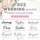 Free Wedding Script Fonts