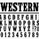 Free Western Fonts