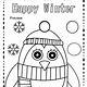 Free Winter Coloring Pages For Elementary Students