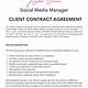 Freelance Social Media Manager Contract Template Free