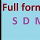 Full Form Of Sdm