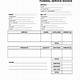 Funeral Invoice Template