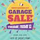 Garage Sale Advertising Template