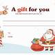 Gift Certificate Template Christmas