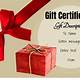 Gift Certificate Template Powerpoint