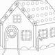Gingerbread House Drawing Template