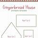 Gingerbread House Template Free Printable