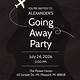 Going Away Party Flyer Template Free