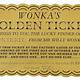 Golden Ticket Template Willy Wonka