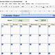 Google Calendar Template Docs