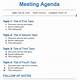 Google Doc Agenda Template