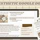 Google Docs Aesthetic Notes Templates