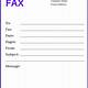 Google Docs Fax Cover Sheet Template