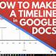 Google Docs Templates Timeline