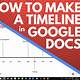 Google Docs Timeline Template Free