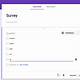 Google Forms Survey Template Free