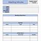 Google Meeting Minutes Template