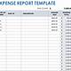 Google Sheets Expense Report Template