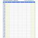 Google Sheets Hourly Schedule Template