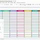 Google Sheets Weekly Planner Template