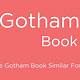 Gotham Book Font Free Download