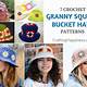 Granny Square Bucket Hat Free Pattern