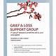 Grief Support Group Flyer Template