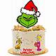 Grinch Cake Topper Printable