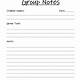 Group Notes Template