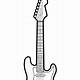 Guitar Coloring Pages Free