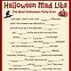 Halloween Mad Libs Printable Free