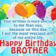 Happy Birthday Brother Free