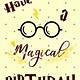 Harry Potter Birthday Card Printable Free