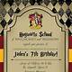 Harry Potter Birthday Invitation Template