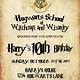 Harry Potter Invitations Template Free