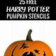 Harry Potter Pumpkin Carving Template