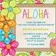 Hawaiian Party Invitation Template
