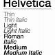 Helvetica Font Family Free
