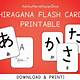 Hiragana Flashcards Printable Free