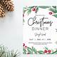 Holiday Dinner Invite Template