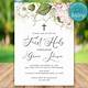 Holy Communion Invitation Template