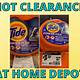 Home Depot Tide Clearance