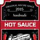 Hot Sauce Labels Templates