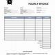 Hourly Invoice Template Word